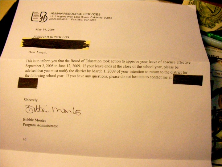 2008-05-22 LBUSD Leave